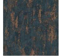 Papier peint intissé 10273-44 Papier peint uni 0,53 x 10,05 m Erismann Casual Chic bleu