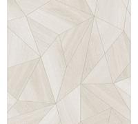 Livingwalls papier peint intissé à effet métallique en beige, crème, gris, argenté, métallisé - papier peint de design contemporain 10,05 x 0,53 m Made in Germany - 361337