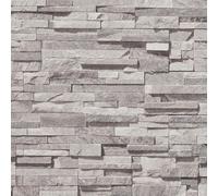 Papier peint intissé 388162 Gris clair Elements II Pierre Béton A.S. Creation