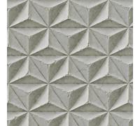 A.S. Création 397001 Papier peint non tissé 3D gris et blanc - Papier peint de qualité supérieure avec aspect 3D - Papier peint mural 3D avec motif sable 10,05 m x 0,53 m - Fabriqué en Allemagne
