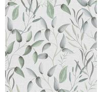 Papier peint intissé 397452 Vert Blanc Arbres FeuillesA.S. Creation