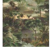 papier peint intissé 692600 papier peint arbres feuilles 53 x 1005 cm Rasch Rhapsody vert