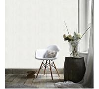 Papier peint Intissé à peindre Crépi écrasé 1005 x 52cm Blanc