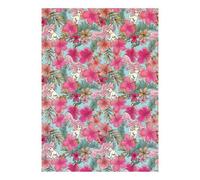 Papier peint intissé Ariel la petite Sirène Motif floral Pastel Disney 200 X 280 CM