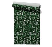 Papier Peint Intissé Autocollant Rétro Moderne Etanche Autoadhésif Cuisine | Intisse; Ideal pour Cuisine et Salle de Bain; Etanche. Autoadhésif; Pose sans travaux