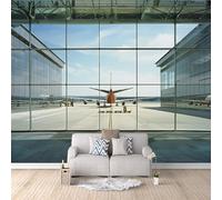 Papier Peint intissé Avion De Transport 400×280 cm Toison XXL Tableaux Muraux Tapisserie Photo pour Salon Chambre d'enfants restaurant Décoration Murale Avions De Transport Aéroportuaire -a-a-3425-c-a