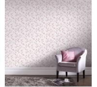 Papier peint intissé Ballet floral 1005 x 52cm Rose