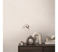 Livingwalls papier peint intissé à structure textile blanc, gris, marron - tapisserie uni 10,05 m x 0,53 m tapisserie uni de COSMOPOLITAN - 790669