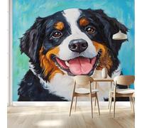 Papier peint intissé Chien 250x175 Cm Tissu non tissé Tableaux Muraux Tapisserie Photo Décoration Murale Salon Chambre98 x 68 inch