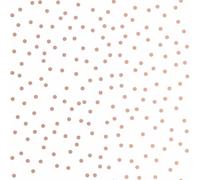 Papier peint intissé Confetti 1000 x 53cm rose or