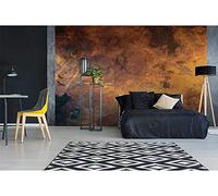 Papier peint intissé CUIVRE RAYÉ 375 cm x 250 cm | Tapisserie Murale XXL Poster Décoration - Salon Appartement - Photo d'art Tableaux Muraux | QUALITÉ SUPÉRIEURE - MADE IN EU - Y compris adhésif