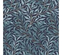 Papier peint intissé Deep blues bleu profond L.1000 x l.52cm William Morris