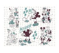 Papier Peint - Mickey and Friends 350x280cm - Intissé, Multicolors G