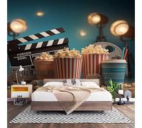 Papier Peint Intissé éLéMents Du Film Laine Papier Peint Panoramique Enfant 3D Effet Salon Chambre Bureau Couloir Peinture Multicolore Murale Décor Mural Moderne 300x210 cm