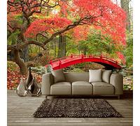 Papier Peint Intissé forêt Peinture Murale 3D Tapisserie Photo Poster Tableaux Muraux Salon Chambre Bureau Couloir Mural Décoration 350cm×250cm(LxH)