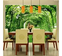 Papier Peint Intissé forêt Peinture Murale 3D Tapisserie Photo Poster Tableaux Muraux Salon Chambre Bureau Couloir Mural Décoration 150cm×105cm(LxH)