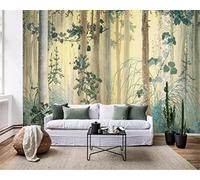 Papier Peint Intissé forêt Peinture Murale 3D Tapisserie Photo Poster Tableaux Muraux Salon Chambre Bureau Couloir Mural Décoration 250cm×175cm(LxH)