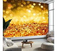 Papier Peint Intissé Fragments De Paillettes Panoramique Papier Peint 250x175 cm pour Salon Chambre Décoration Murale pour Adolescents et Enfants Murale