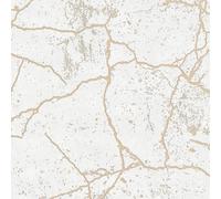 Papier peint intissé Kintsugi vinyle or 1005x52cm