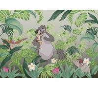 Papier Peint Intissé Le Livre de la Jungle Disney Mowgli et Baloo jungle 400 cm x 280 cm