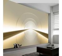 Papier peint intissé minimaliste 450L x 280H cm, Papier peint panoramique géométrique espace sphères suspendues - grandes poster mural photo pour salon chambre restaurant décor fond TV