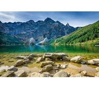 Papier peint intissé MONTAGNES TATRA 375 cm x 250 cm | Tapisserie Murale XXL Poster Décoration - Salon Appartement - Photo d'art Tableaux Muraux | QUALITÉ SUPÉRIEURE - MADE IN EU - Y compris adhésif