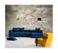 Papier peint intissé MUR DE GRUNGE 375 cm x 250 cm | Tapisserie Murale XXL Poster Décoration - Salon Appartement - Photo d'art Tableaux Muraux | QUALITÉ SUPÉRIEURE - MADE IN EU - Y compris adhésif