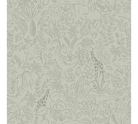 Papier peint intissé - Safari Dreams Sage - 52 cm x 10 m