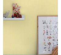 Graham & Brown Papier peint intissé rayé Joules Country Critters Ticking Stripe 1005 x 52cm Jaune | Revêtement Mural, Tapisserie | Ambiance Facile à poser et à enlever
