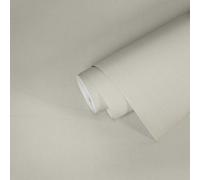Papier Peint Intissé Uni Crème Mat Ivoire Avec Texture Textile