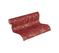 Papier peint intissé vinyl baroque rouge et or - 53 cm x 10,05 m - a. S. Création