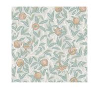 Papier peint intissé William Morris Bird & Pomegranate Duck Egg 1005 x 52cm Vert, orangé, beige | Revêtement Mural, Tapisserie | Ambiance Facile à poser et à enlever