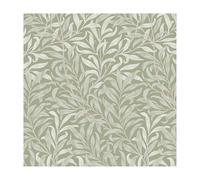 Papier peint intissé William Morris Willow Bough Sage 1005 x 52cm Vert | Revêtement Mural, Tapisserie | Ambiance Facile à poser et à enlever