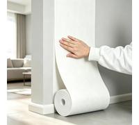 Papier Peint Isolant Pour Murs Intérieurs Autocollant 5mm Xpe | Isolant Thermique Antihumidité Antimoisissure Imperméable pour la Protection et la Décoration des Murs(White,4000X50X0.5CM)