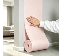 Papier Peint Isolant Pour Murs Intérieurs Autocollant 5mm Xpe | Isolant Thermique Antihumidité Antimoisissure Imperméable pour la Protection et la Décoration des Murs(Pink,100X50X0.5CM)