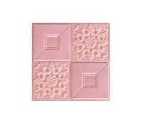 Papier peint isolant thermique Autocollant mural en brique imperméable, panneau mousse auto-adhésif, papier peint, arrière-plan TV, plafond, chambre à coucher, décoration d'intérieur(Light Pink)