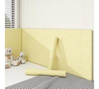 Papier Peint Isolation Thermique Auto-Adhésif, Sticker Mur Épais Aspect Lin Anti-Froid, Panneaux Muraux pour Salon, Chambre, Cuisine, Décoration Maison(E,50 * 500cm/19.68 * 196.85in)