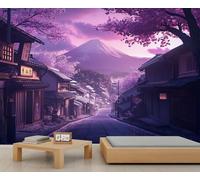 Papier peint japonais - Montagne Fuji - Paysage pour salon - 450 x 315 cm - Ne se décolle pas et ne colle pas