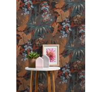 Livingwalls WTD 385223 Papier peint non-tissé Motif jungle Rouge/bleu 10,05 x 0,53 m Fabriqué en Allemagne