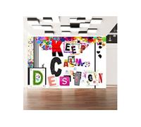 Papier peint Non renseigné Papier peint Keep Calm and Design-Taille L 350 x H 245 cm