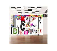 Papier peint Keep Calm and Design-Taille L 250 x H 175 cm Imprimé