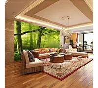 Papier Peint La forêt 3D Intissé Peinture Murale Tapisserie Photo Poster Muraux Salon Chambre Bureau Couloir Mural Décoration 200cm×140cm(LxH)