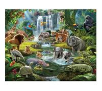 Papier peint le monde de la jungle Walltastic Collection : Papier peint JungleDonnez à votre enfant la décoration murale dont il rê