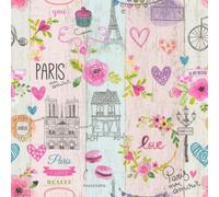Papier peint les aventures Paris my love