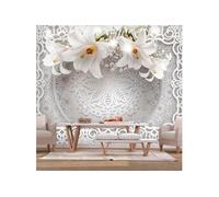 Papier peint - Lilies and Ornaments - 200x140 (57093)