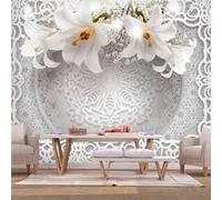 Papier peint - Lilies and Ornaments - 200x140 Artgeist (57093) G