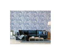 Papier peint Liquid Marble Bleu - 53cm x 10m