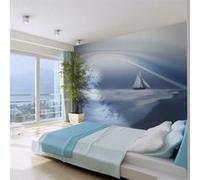 Papier peint Lonely sail drifting-Taille L 350 x H 270 cm Imprimé