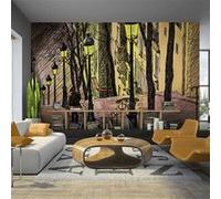 Papier peint Lonely walk through Montmartre 2-Taille L 350 x H 270 cm Imprimé