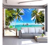 Papier peint Lost ships-Taille L 350 x H 245 cm Imprimé G